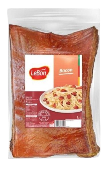 Bacon em Manta Lebon com Pele Aproximadamente 5 kg - 38488