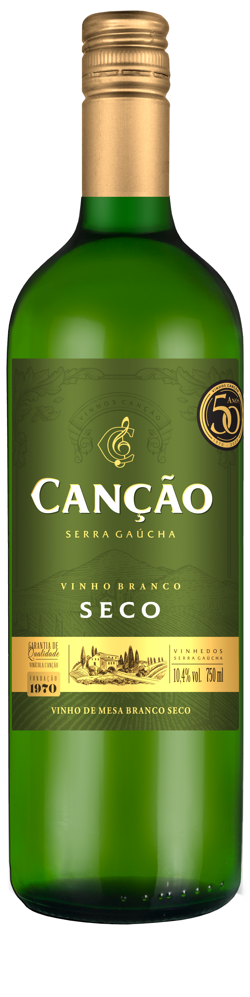 Bebida Vinho Canção Branco Seco 750 ml - 38497