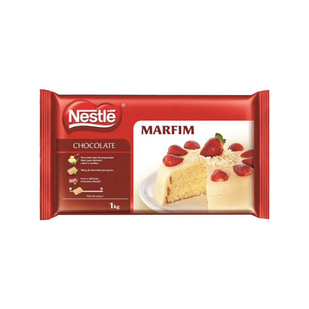 Chocolate Barra Cobertura Nestlé Branco 1 kg - 38518