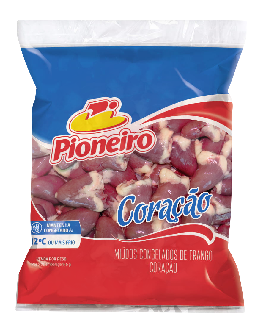 Frango Coração Pioneiro Aproximadamente 1 kg - 38547