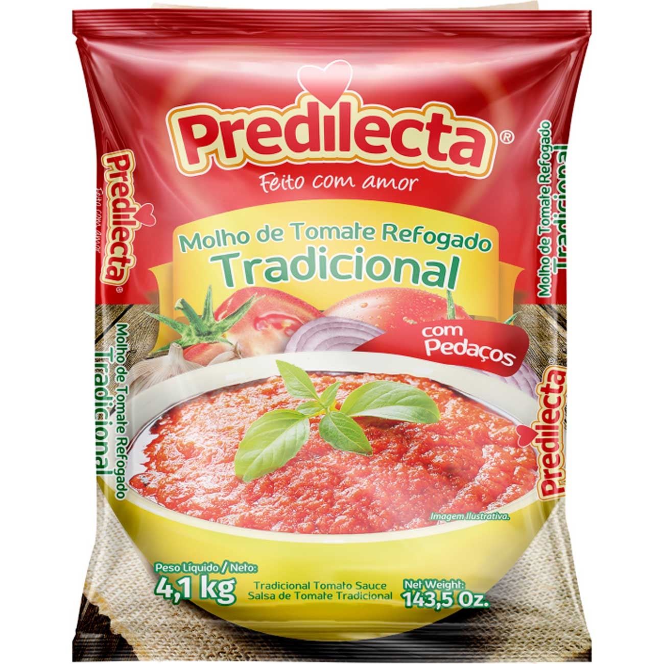 Molho de Tomate Predilecta Bag Tradicional 4.1 kg - 38640