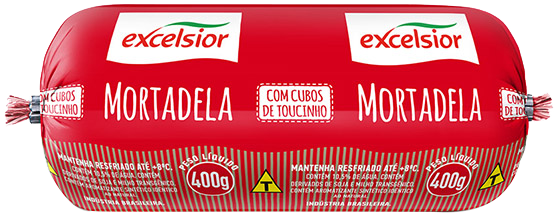 Mortadela Tubo Excelsior com Gordura 400 g - 38646