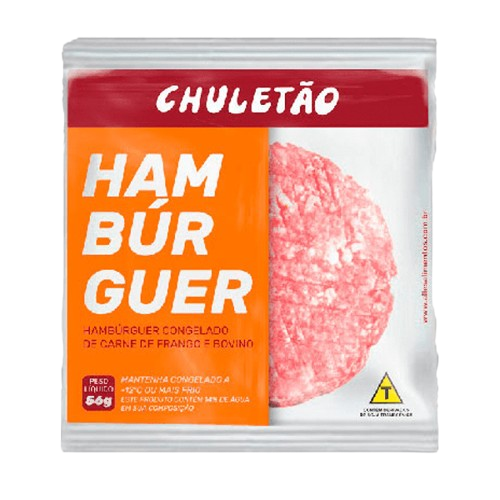 Hambúrguer Congelado Misto Chuletão 56 g - 38721