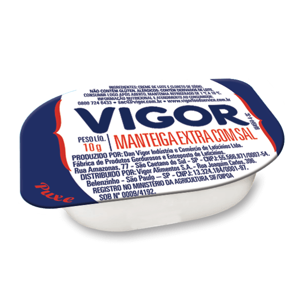 Manteiga Extra Vigor Blister com Sal 10 g - 38747