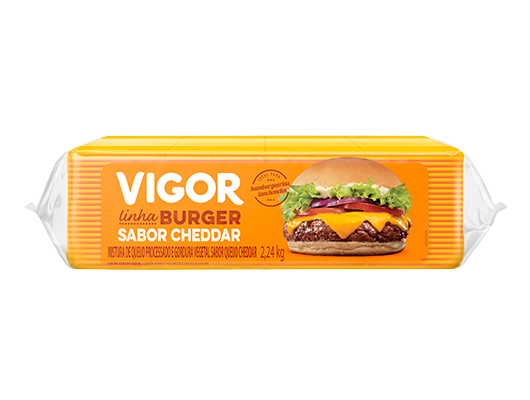 Queijo Cheddar Vigor Fatiado Unidade de 2,24 kg - 38750