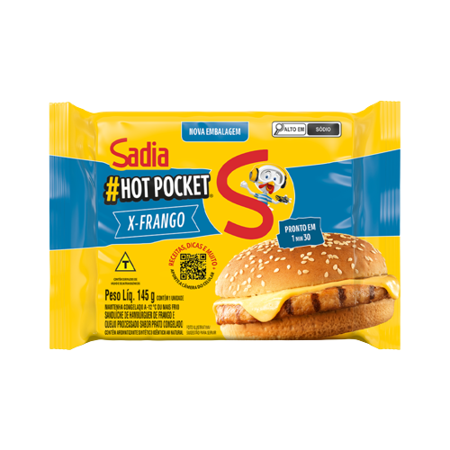 Hot Pocket X Burguer 145 g - 38780