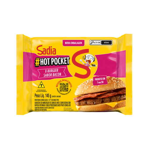 Hot Pocket X Burguer Bacon 145 g - 38781