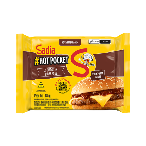 Hot Pocket X Burguer 145 g - 38782