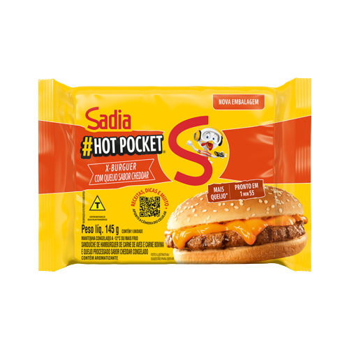 Hot Pocket X Burguer Cheddar 145 g - 38783