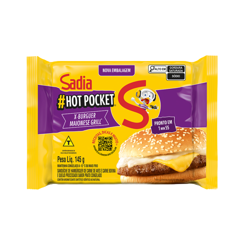 Hot Pocket X Burguer Tradicional com Maionese 145 g - 38784