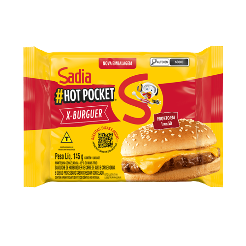 Hot Pocket X Burguer Tradicional 145 g - 38786