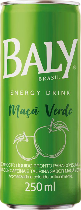 Energético Baly Lata Maçã Verde 250 ml - 38808