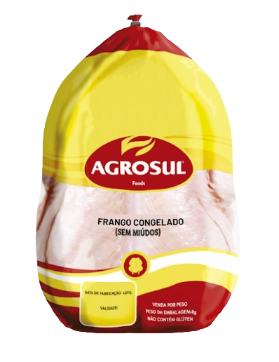 Frango Congelado Sem Miúdos Agrosul Aprox. 2,7 kg - 38813