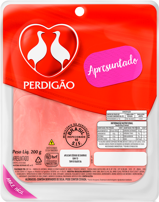 Apresuntado Fatiado Perdigão 200 g - 38818