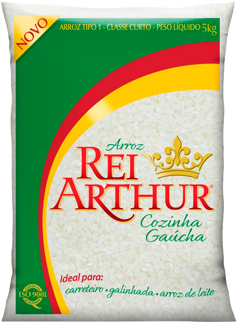 Arroz Rei Arthur Cozinha Gaúcha T1 Branco 1 kg - 38820