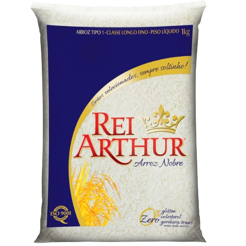 Arroz Rei Arthur T1 1 Kg - Branco