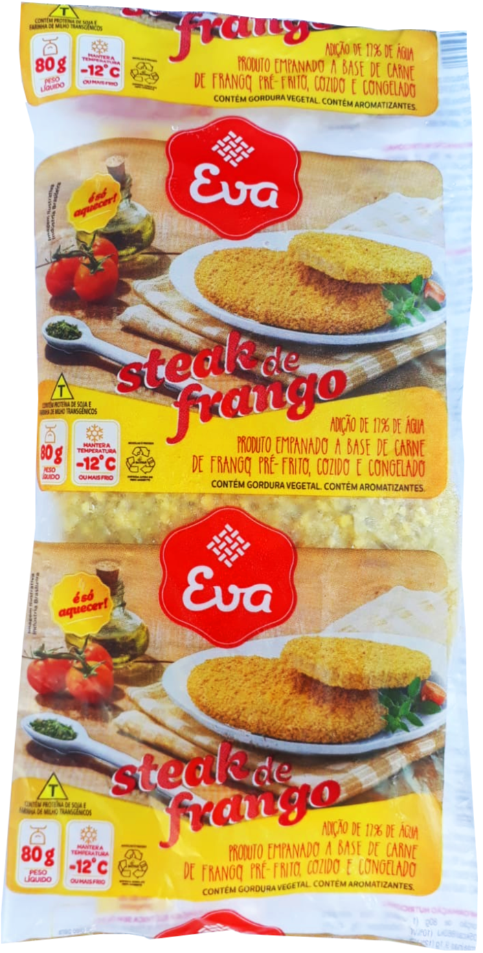Empanado Eva / Lar Steak Frango 80 g - 38830