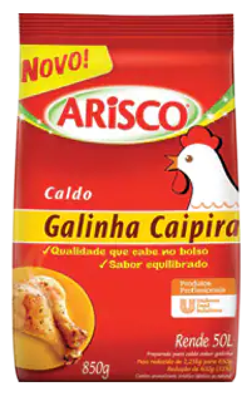 Caldo Arisco Bag Galinha Caipira 850 g - 39957