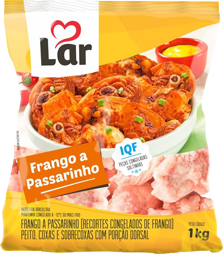 Frango à Passarinho IQF Lar Coxa e Sobrecoxa 1 kg - 38863