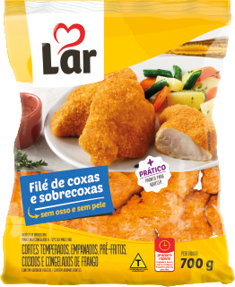 Frango Filé Coxa Sobrecoxa Lar Empanado 700 g - 38865