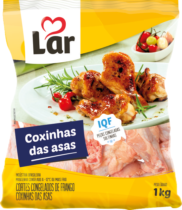 Frango Coxinha da Asa IQF Lar Normal 1 kg - 38869
