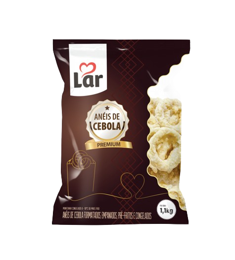 Anéis De Cebola Lar 1,1 Kg