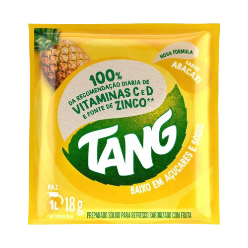 Refresco em Pó Tang Abacaxi 18 g (Dp18Un) - 39970