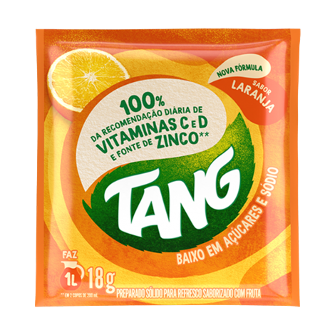 Refresco em Pó Tang Laranja 18 g (Dp18Un) - 39972
