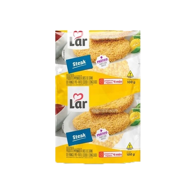 Empanado Lar Steak Frango 100 g - 39867