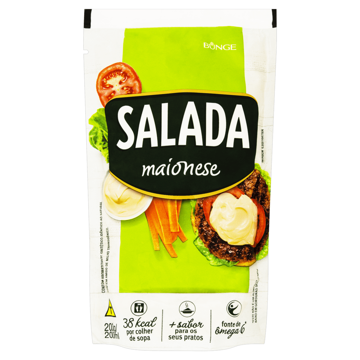 MAIONESE SALADA SACHE 200G - CX24
