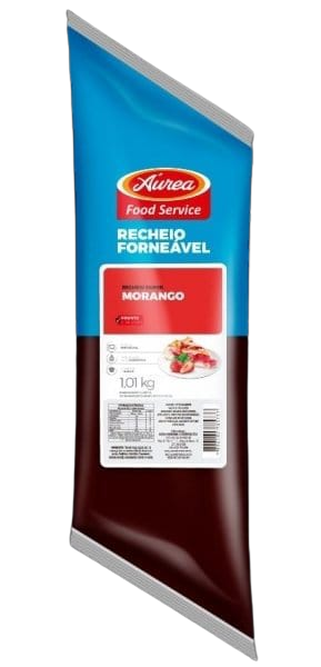 Recheio Forneável Bisnaga Áurea Morango 1,01 kg - 38958