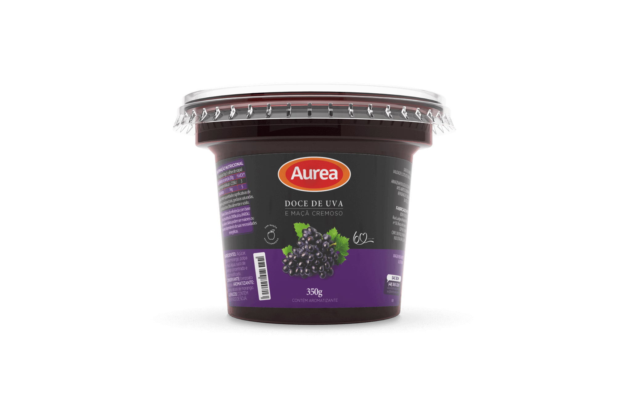 Doce de Fruta Áurea Uva 350 g - 40221