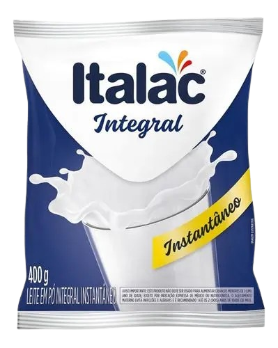Leite em Pó Integral Sachê Italac 400G - 39885