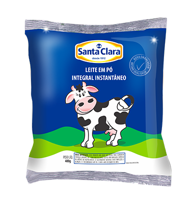 Leite em Pó Integral Sachê Santa Clara 400 g - 38976
