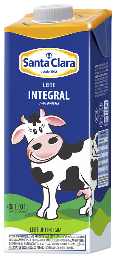 Leite Integral Santa Clara UHT 1L - 40227