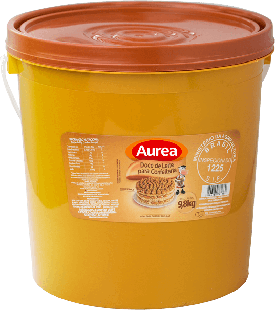 Doce de Leite Áurea Balde Confeitaria 1B 9,8 kg - 39886