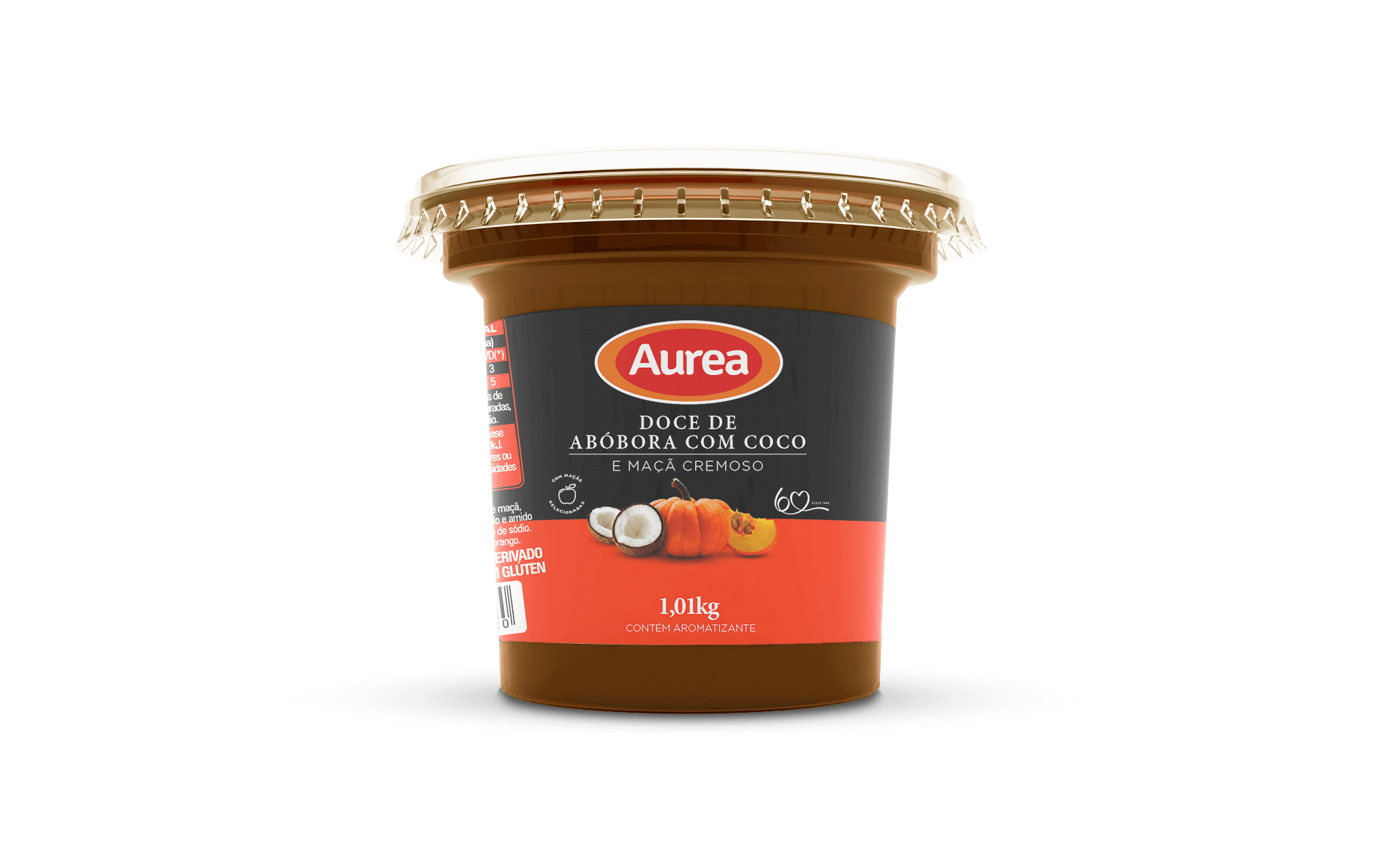 Doce de Fruta Áurea Abóbora e Coco 1,01 kg - 39888