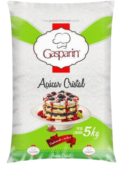 Açúcar Cristal Gasparin 5 Kg