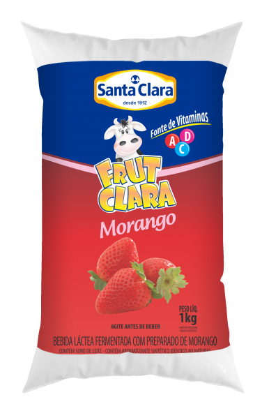 Bebida Láctea Saco Santa Clara Morango 1 Lt - 39009