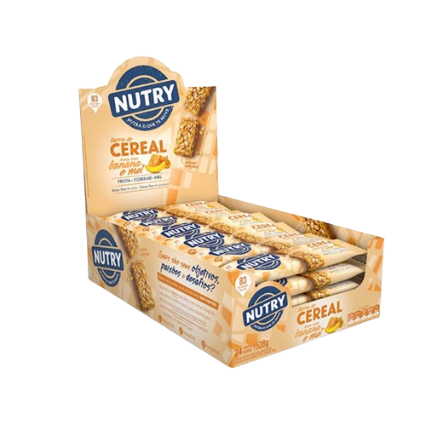 Barra de Cereal Nutry Dp24 Cx12 Aveia com Banana e Mel - 39016