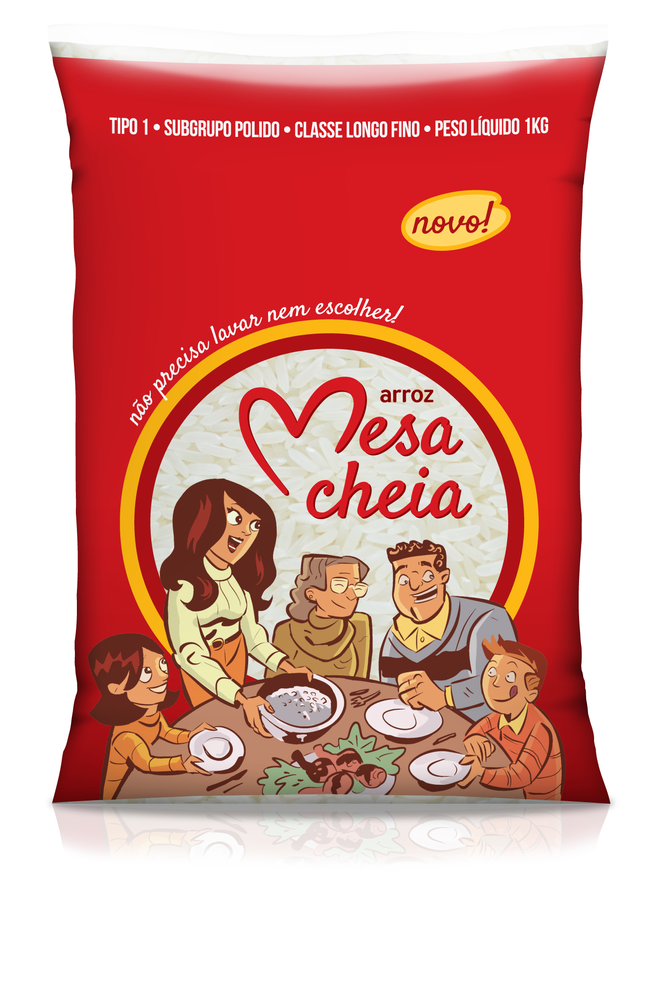 Arroz Mesa Cheia T1 Branco 1 kg - 39022