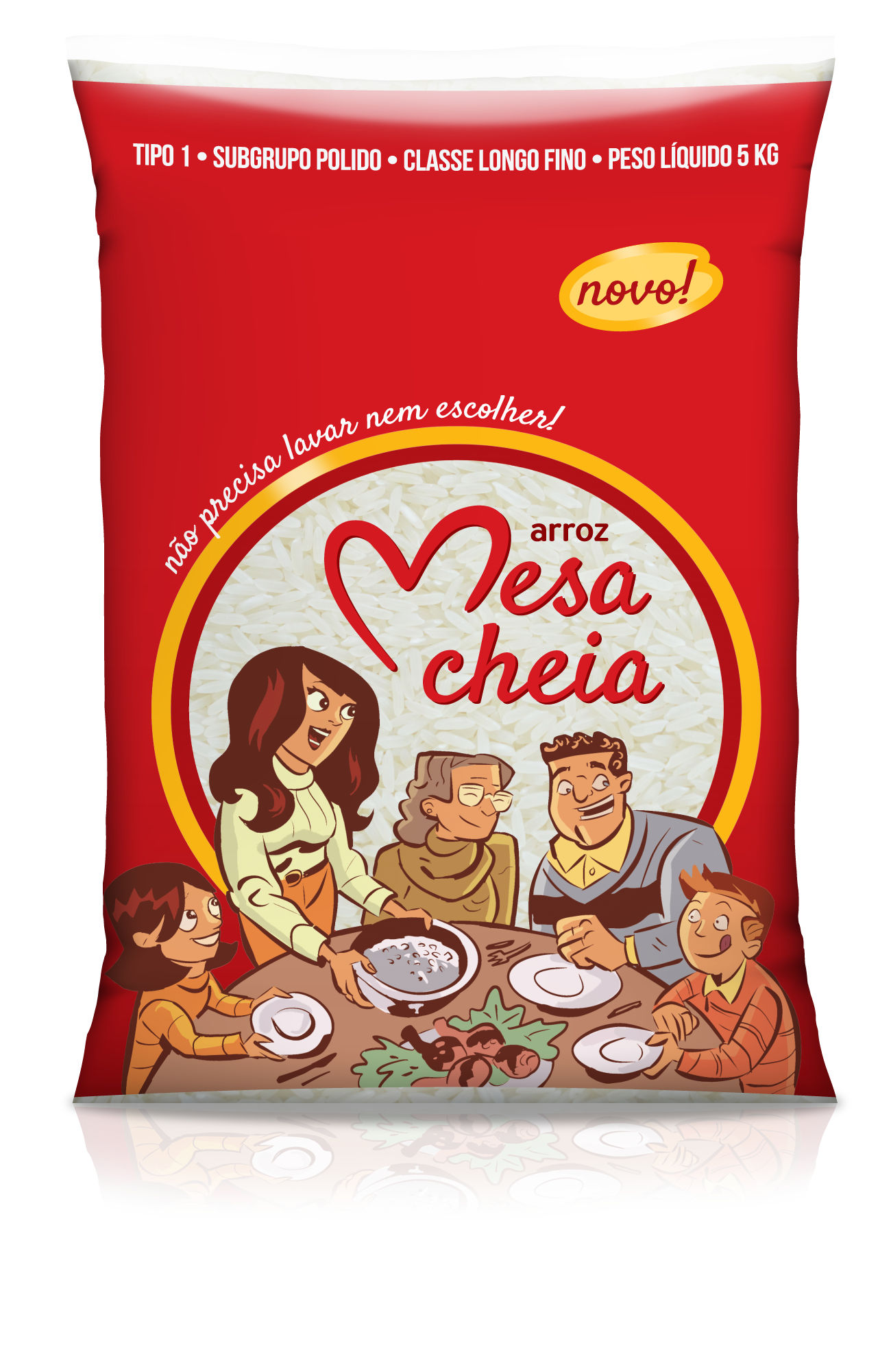 Arroz Mesa Cheia T1 Branco 5 kg - 39023