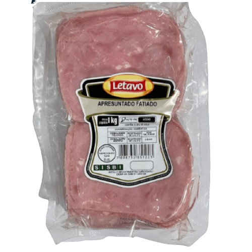 Apresuntado Fatiado Letavo 1 kg - 39112