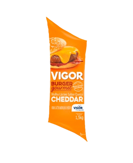 Molho Cheddar Bisnaga Vigor 1,5Kg - 40267