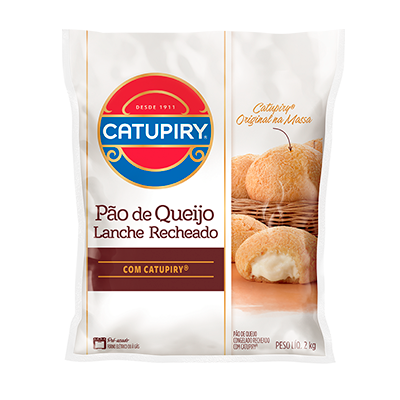 Pão de Queijo Recheado Catupiry Saco Lanche 2 kg - 39118