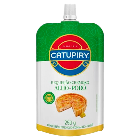 Requeijão Pouch Catupiry Alho Poró 250 g - 39122