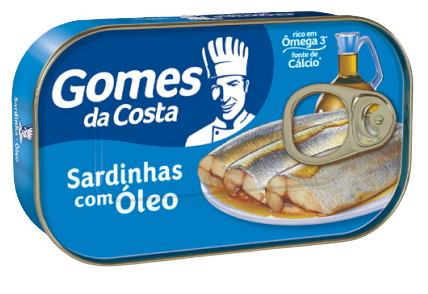 Sardinha Gomes Da Costa em Óleo 125 g - 40001