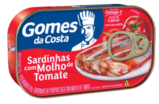 Sardinha Gomes da Costa em Molho de Tomate 125 g - 39172