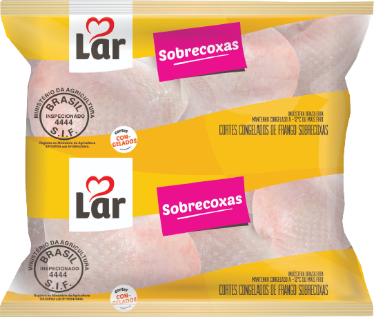 Frango Sobrecoxa Lar Congelada +/- Normal 1 kg - 39178