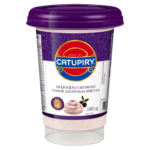 Requeijão Copo Catupiry Azeitona Preta 180 g - 41798